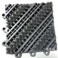 Commercial Modular Interlocking Nylon Brush Floor Mat