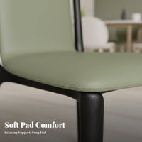 Upholstered Chair with Curved Backrest Nordic design Upholstered Wooden Side Chair Easy Assembly Multifunctional for Dining Room