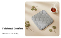 Non-Slip Square Chair Cushion Thickened Square Chair Cushion with Ties Wear-Resistant for Office, Kitchen