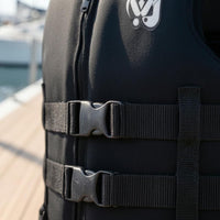 Neoprene Vest Front Zipper Adult Life Vest Fitted for Swimming, Boating