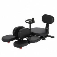 Split-Leg Stretching Guide Steel Frame Seated Stretching Machine Adjustable