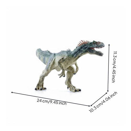 Allosaurus Figure Highly Detailed Solid Plastic Dinosaur for Desk Decoration