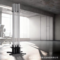 Vertical Floor Standing Barbell Storage Rack Space Saving