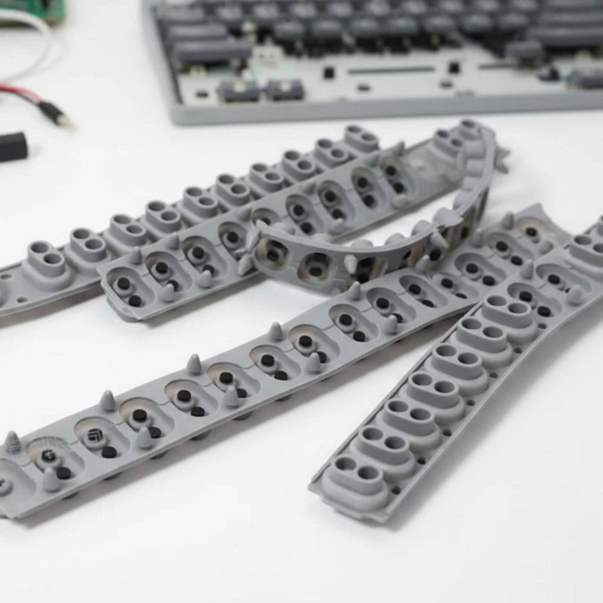 High-Rebound 3-Contact Key Sensor Pad Electronic Piano Contact Strip Musical Instrument Part for Technicians