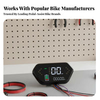 Digital Display Instrument Cluster High Visibility Readout Electric Two-Wheeler Instrument Cluster Universal Power 48V-72V LED Dashboard