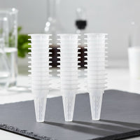 50 Pieces Soilless Gardening Cultivation Basket Kit Reusable Soilless Cultivation Basket Optimal Aeration Gardening Net Cup for Kitchen