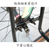 Aluminum Front Rack for Road Bikes with Quick Release or Thru-Axle Mounting
