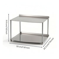 Countertop Storage Rack Rust-Resistant Organizer Shelf Sturdy for Coffee Lovers