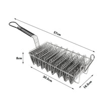 墨西哥折叠4格6格8格塔可炸篮薄饼V型定型玉米面卷不锈钢taco托架