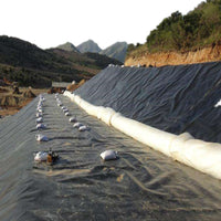 庭院养鱼池水池防水膜/景观湖防渗土工膜/黑色白色防渗水用土工膜