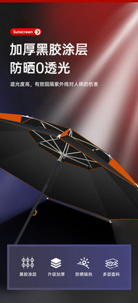 遮阳伞户外摆摊小推车大伞批发大型沙滩伞庭院商用露营旋转太阳伞