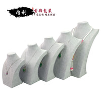 Linen Necklace Display Bust Jewelry Pendant Mannequin Stand