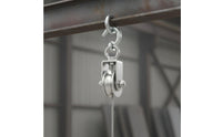 U-Groove Wire Rope Pulley Stainless Steel Rope Pulley Smooth Rolling for Rock Climbers, Fitness Enthusiasts, Home Gym, Workshop