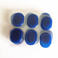 6-Piece Silicone Drum Mute Pads for Snare Drums and Cymbals, Sound Dampening Gel Pads