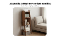 Self-Supportingstanding Multi-Tier Bookcase Space-Saving Curved Top Shelving Single-Unit Sturdy Construction Storage Shelf Modern Design for Book Lovers, Students, Homeowners, Study Room, Behind Sofa, Bedroom, Hallway