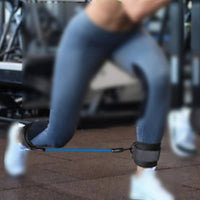 6 Pieces Portable Glute Training Resistance Band Home Gym Leg Workout Band Set Easy to Compact Design Ankle Strap Resistance Set Long-Lasting for Stretching