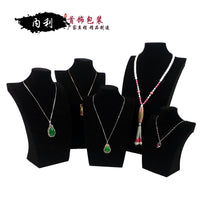 Linen Necklace Display Bust Jewelry Pendant Mannequin Stand