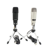 Mini USB Condenser Microphone for Computer Voice Chat, Karaoke, and Gaming - No Sound Card Needed