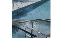 Stainless Steel Pool Ladder Slip-Resistant Pool Ladder with Handrails Heavy Duty