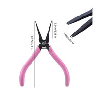 Mini Flat-Nose Rose-Colored Handles Mini Flat Nose Delicate Work