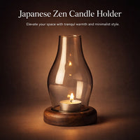 Japanese Style Glass Candle Holder