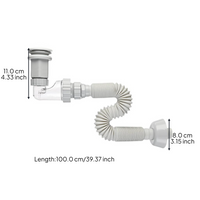 Ceramic drain plug blocks odor