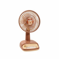 Cartoon Desk Fan 3-Speed Adjustment Cute Creature Desk Fan for Dorm Room