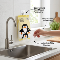 100 Pack Sink Strainer Mesh Bags, Kitchen Filter Drain Food Catcher, Lightweight Protector for Busy Households