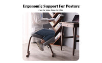 Adjustable Kneeling Stool Long-Lasting Comfort Posture Chair for Meditation