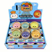 12 Pieces Cute Squishy Toy with Container Soft Dumpling Squishy Tactile Dumpling Stress Ball Hand-Held for Classroom
