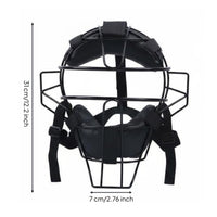 Adjustable Baseball Helmet Facemask Universal Fit Baseball Face Mask Lightweight Softball Helmet Face Frame Padded for Children, Teens, Adults