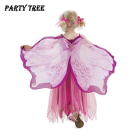 Kids' Butterfly Fairy Angel Wings Cape for Halloween, Christmas, and Stage Performances