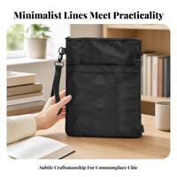 Slim Zipper Pouch Carry Item Smooth Finish Organized