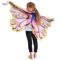 Kids' Butterfly Fairy Angel Wings Cape for Halloween, Christmas, and Stage Performances