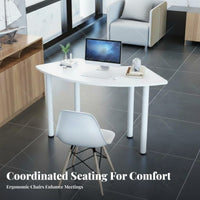 S-Shaped Splicing Desk Combinable Pieces Conference Table Versatile Configuration Adaptable Design for Students, Boardroom