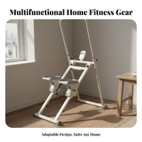 Space-Saving Stair Stepper Machine Full Body Workout Vertical Climber Vertical Climber Machine Multi-Functional for Beginners, Adults, Seniors