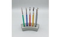 10 Pieces Watch Case Opener Tool Kit Easy to Use Stainless Timepiece Tool Set