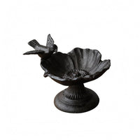 Cast Metal Bird Feeder Outdoor Pedestal Bird Feeder Heavy Duty for Yard