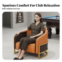 Billiards Viewing Sofa Wear-Resistant Upholstery Billiards Viewing Armchair Long-Lasting Construction Modern Design