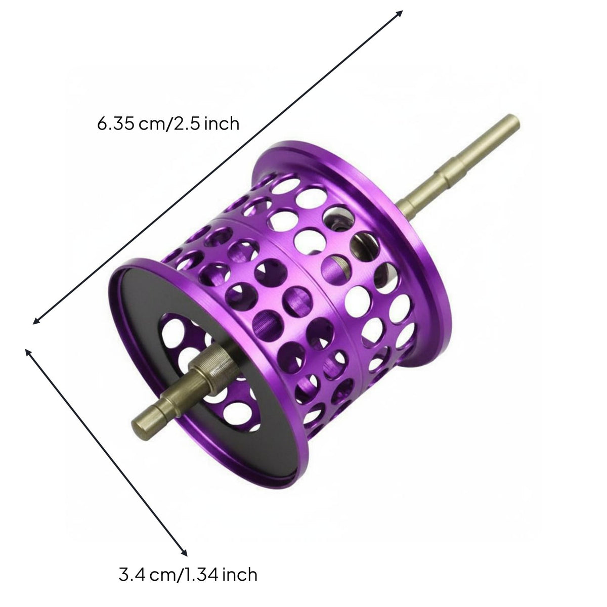 Aluminum Spool Light Lure Casting   Reel Spool Low Line Twist Outdoor Tackle for Anglers