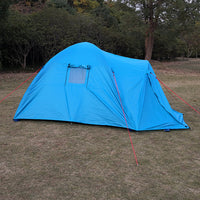 Inflatable 1-Bedroom 1-Living Room Camping Tent, Portable, Easy Setup, Double Layer Outdoor Shelter