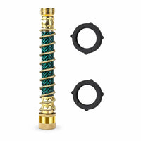 Garden Hose Extender with Spring Safeguarding Hardware Leak-Resistant
