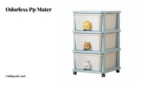 Multi-Bin Toy Storage Unit Large Capacity children's Furniture Easy Assembly