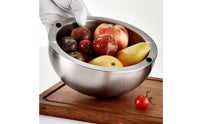 Bowl with Water-Filled Culinary DesignGrade Insulated-Wall Bowl Rust-Resistant Tableware for Buffet, Kitchen