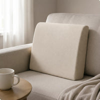 Sofa Back Cushion Even Surface Rectangular Backrest Cushion Khaki