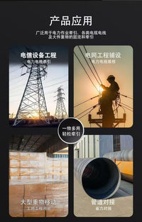 紧线器钢丝绳手动棘轮式紧绳器1吨4吨拉紧器机双钩手摇收紧器批发