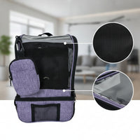 Portable Air Concentrator Backpack Breathable Air Concentrator Bag Lightweight Backpack with Mesh Panels Adjustable for Travelers