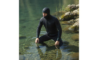 7mm Two-Piece Wetsuit Cold-Water Hooded Wetsuit Thermal Diving Suit Split for Divers, Spearfishers, Winter Surfing