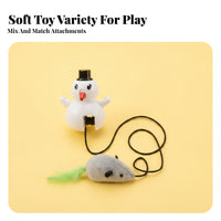Self-Play Electric Cat Teaser Toy | Interactive Swinging Motion, Automatic Moving Design, Cat Toy with Lure, for Home