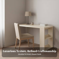 L-shaped Desk Bookshelf Multi-functional Corner Computer Desk Study Table Storage Cabinet with Solid Wood Board Suitable for Students Professionals Dorm Room Home Workspace